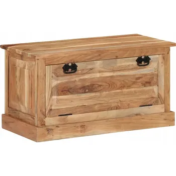 Zahradní lavice Lavice na boty z masivního akáciového dřeva, 85x40x45 cm