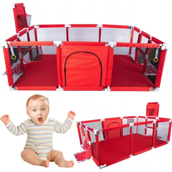 Obraz Ohrádka Stator Suchý bazén s košem na basketbal Stator 230 x 128 cm