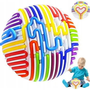 SENZORICKÝ MÍČ AKTIVNÍ S 16 SILIKONOVÝMI PÁSKY ANTISTRES