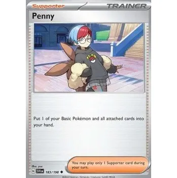 Volný čas Pokémon SV1en 183/198 Penny - Scarlet & Violet Stav: Near Mint, Verze: NORMAL