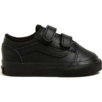 Chlapecké tenisky dětské tenisky VANS Old Skool V CLASSIC TUMBLE BLACK MONO - 19