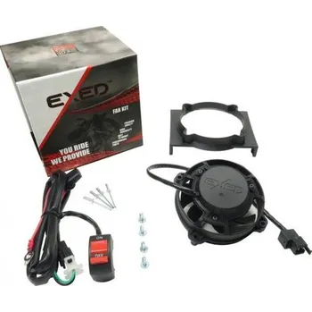 Domácí ventilátor Chladící ventilátor a montážní sada EXED EX-RFS-PLB20-SW s ON/OFF spínačem