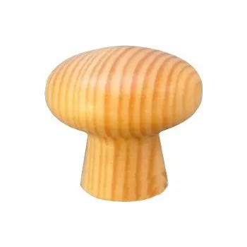 Nábytkové kování 47002 úchytka dřevo borovice lakovaná 35x32mm (Nábytková úchytka s roztečí 32 mm. Jednoduchý a funkční doplněk do interiéru.)