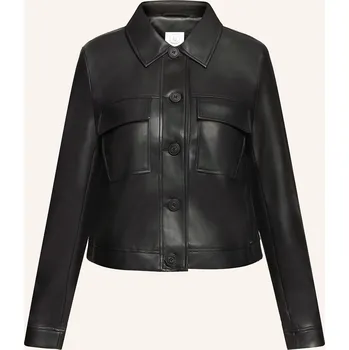 Dámské sako Betty&Co Dámská Bunda V Koženém Vzhledu, černá, 40