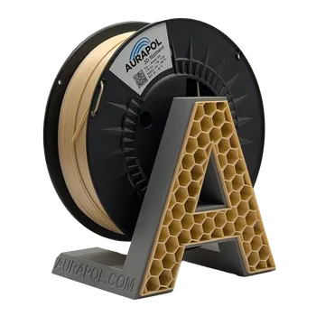 Filament AURAPOL PLA 3D Filament Almond Silk 1 kg 1,75 mm