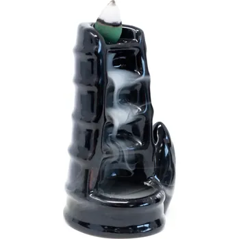 Aroma lampa Ancient Wisdom stojan na vonné kužely bambusová fontána