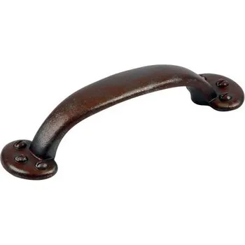 Nábytkové kování 14253 úchytka Rustikální rozteč 96mm ušlechtilá ocel (Nábytková úchytka R s roztečí 96 mm. Praktický doplněk do interiéru.)