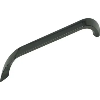 Nábytkové kování 14255 úchytka kovová rozteč 160mm, leský antracit (Nábytková úchytka s roztečí 160 mm. Praktický doplněk do interiéru.)