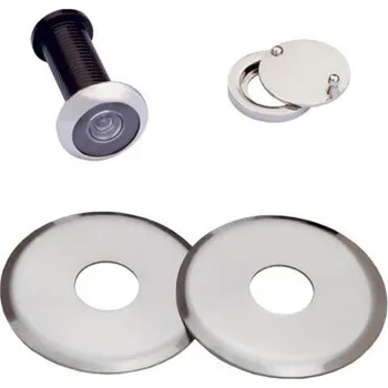 14424 - Průhledítko FLY Ni 55-75mm+krytka+2 podlož (14424 - Průhledítko FLY Ni 55-75mm+krytka+2 podlož. Praktický doplněk do interiéru.)