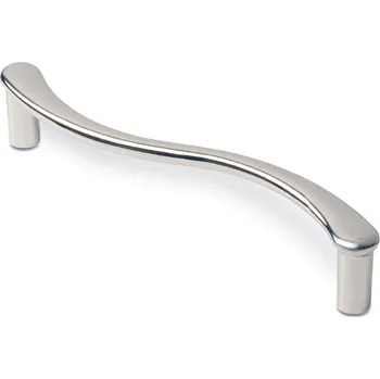 Nábytkové kování 12711 úchytka IVONA rozteč 128mm chrom lesk (Nábytková úchytka IVONA s roztečí 128 mm v povrchu chrom. Praktický doplněk do interiéru.)