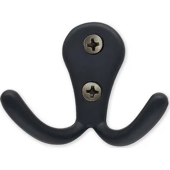 Věšák 63325 věšák RADIS mat černý (Nástěnný věšák. Vhodné řešení pro nábytek v interiéru.)