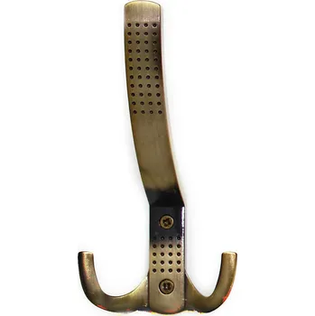 Věšák V001 věšák staromosaz (Nástěnný věšák v povrchu mosaz. Jednoduchý a funkční doplněk do interiéru.)