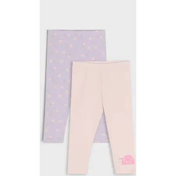 Dívčí kalhoty Sinsay - Sada 2 legín - levandulová - 5420Z-04X - 5420Z-04X-62