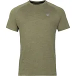 Pánské funkční triko Dare2b PERSIST XS Khaki, Šedá