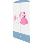 Kocot kids Skříň dětská Babydreams 90 cm princezna a poník modrá