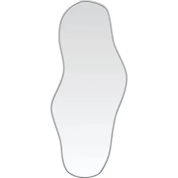 Zrcadlo Zrcadlo s PVC rámem, stříbrné, 70 x 30 cm, tloušťka 4 mm