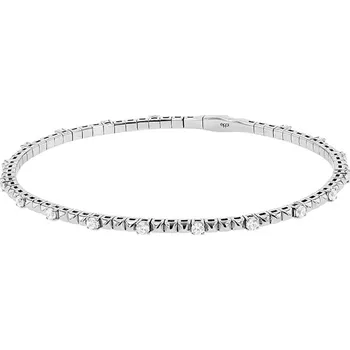 Náramek Zlatý flexi náramek s diamanty Curtis