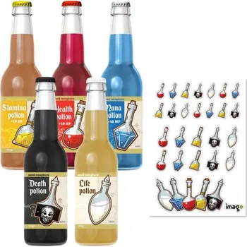 omalovánky imago Sada potionů se samolepkami