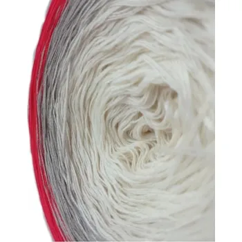 Příze YarnMellow Duhová příze Butterfly 36 - Červenka