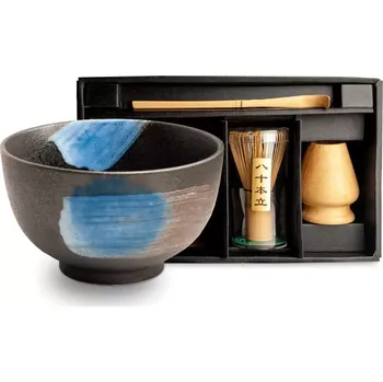 Čajová souprava Edo Matcha set Kurosuishou japonská souprava