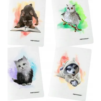 Sešit Sešit A4, 3 linky, Narcissus, 32 listů