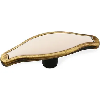 Nábytkové kování 12232 knopka staromosaz (Nábytková knopka v povrchu mosaz. Praktický doplněk do interiéru.)