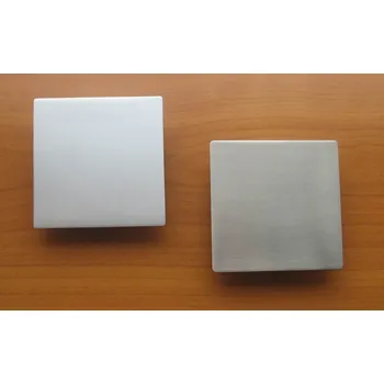 Nábytkové kování 62161 knopka 75x75 hliník (Nábytková knopka . Praktický doplněk do interiéru.)