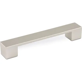 Nábytkové kování 12780 úchytka IRIS rozteč 128mm nikl efekt (Úchytka řady IRIS s efektním niklovým povrchem (např. kartáčovaný, perleťový). Rozteč 128mm. Netradiční a dekorativní vzhled.)