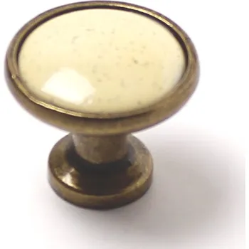 Nábytkové kování 91026 knopka 30,5mm, porcelánová pepř (Nábytková knopka 30 o průměru 5 mm. Jednoduchý a funkční doplněk do interiéru.)
