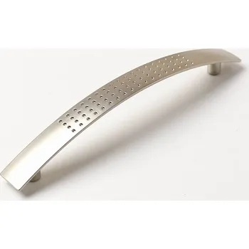 Nábytkové kování 63513 úchytka ANNA rozteč 128mm nikl satén (Nábytková úchytka ANNA s roztečí 128 mm v povrchu nikl. Jednoduchý a funkční doplněk do interiéru.)