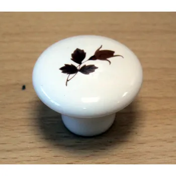 Nábytkové kování 11092 - knopka průměr 38mm - porcelánový podzim (Nábytková knopka o průměru 38 mm. Praktický doplněk do interiéru.)