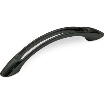 Nábytkové kování 12087 úchytka AXA rozteč 96mm černá (Nábytková úchytka AXA s roztečí 96 mm. Praktický doplněk do interiéru.)