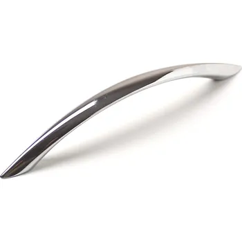 Nábytkové kování 770131 úchytka KAREL rozteč 128mm chrom lesklý (Nábytková úchytka s roztečí 128 mm v povrchu chrom lesklý. Jednoduchý a funkční doplněk do interiéru.)