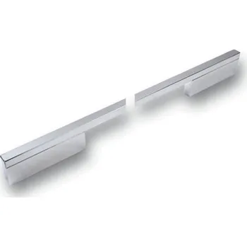 Nábytkové kování Nábytková úchytka PRESTIGE s roztečí 416 mm v povrchu chrom lesklý. Jednoduchý a funkční doplněk do interiéru. (Nábytková úchytka s roztečí 416 mm v povrchu chrom lesklý. Jednoduchý a funkční doplněk do interiéru.)