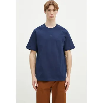Pánské tričko Bavlněné tričko adidas Originals Essential JD3279 námořnická modř 59X, vel. S