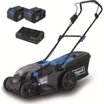 Scheppach BC-MP430-X-SET XL2 (2x 20 V IXES aku sekačka 4v1 s bezuhlíkovým motorem + 2x 4Ah baterie + nabíječka 4,5 A)