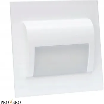 Schodišťové svítidlo ProVero 1,2 W s integrovaným LED zdrojem, 7,3 cm, bílé