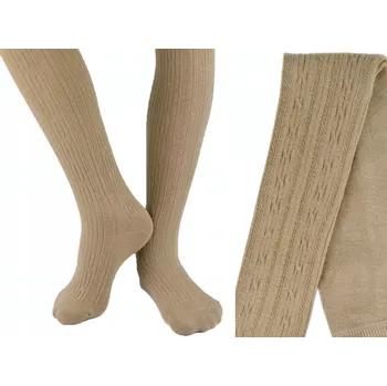 Noviti dětské punčocháče hnědé bavlna velikost 56