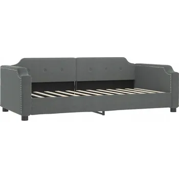 Pohovka Tmavě šedá rozkládací pohovka 223 x 110 x 66,5 cm