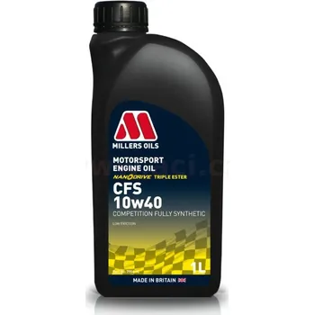 Motorový olej MILLERS OILS CFS 10W40, plně syntetický, triesterová technologie, 1 l