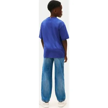 Tommy Hilfiger T-Shirt Essential Archive KB0KB09646 M Modrá Regular Fit 4Y