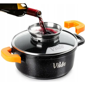 Hrnec Hrnec GRANITOVÝ nepřilnavý na plyn, indukci i do trouby 16 cm 1,2 l