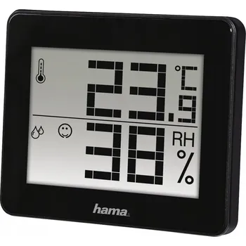 Domácí teploměr Teploměr/vlhkoměr Hama TH-130 černý