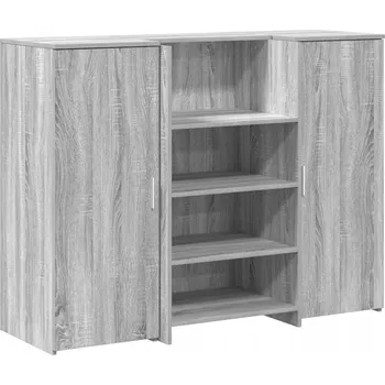 Jídelní stůl Obdélníkový psací stůl VidaXL 135 x 50 x 103,5 cm dub sonoma