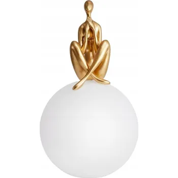 Lampička Stolní lampa Step into design ST-6022-C zlatá bílá 40 W