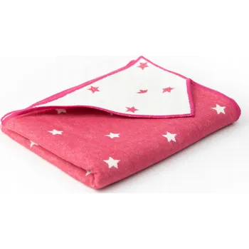 Dětská deka Dětská bambusová deka HVĚZDY 110x140, červená
