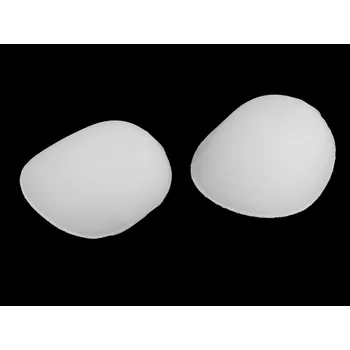 Vycpávky raglánové tloušťka 15 mm obšívané, velké, bílá