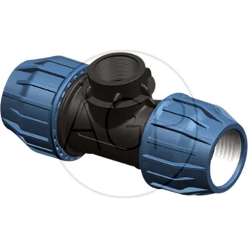 Instalatérský materiál T-kus na vnější průměr 63 mm, přípoj 2 1/2"