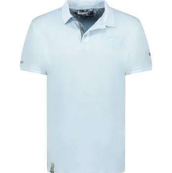 Pánské tričko GEOGRAPHICAL NORWAY polokošile pánská KSLUB MEN S světle modrá