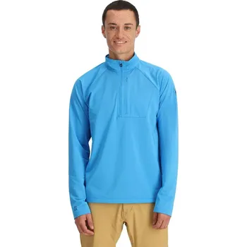Dámský svetr Spyder GRIDWEB FLEECE 1/2 ZIP-AETHER BLUE pánská lyžařská mikina